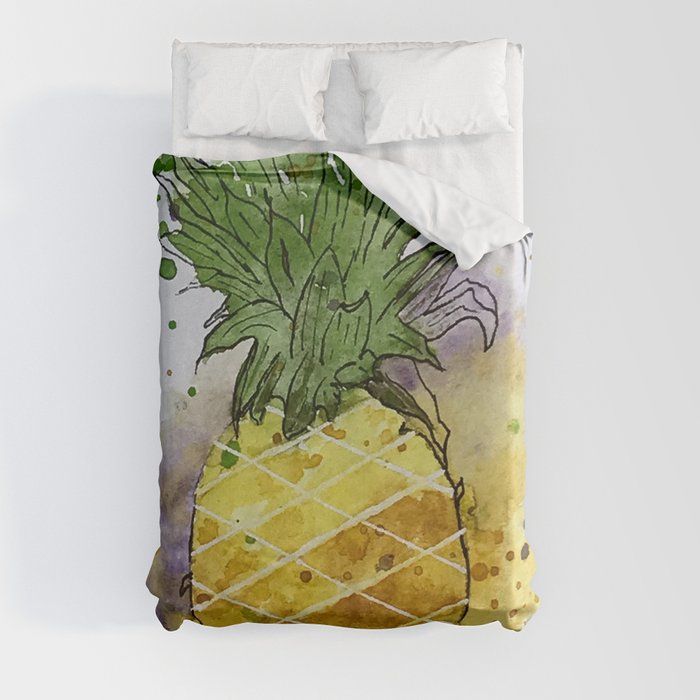 Pineapple Crush Duvet Cover