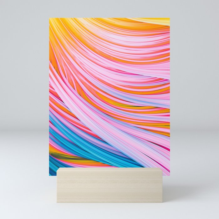 Strain Wave. Abstract Mini Art Print