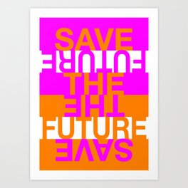 Save the Future Art Print | Child, Fish, Baby, Forest, Rainforest, Environment, Save, Whale, Graphicdesign, Dolphin 