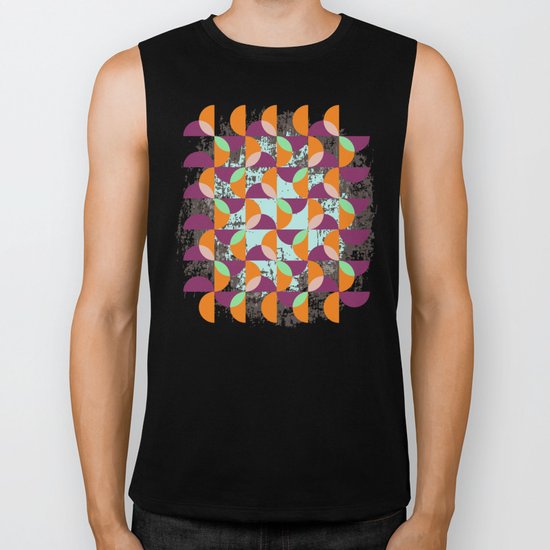 Geometric#15 Biker Tank