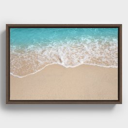 Beach - Topical - Summer  Framed Canvas