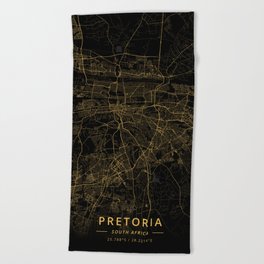 Pretoria, South Africa - Gold Beach Towel