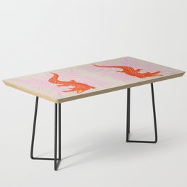 Crocodile – Orange & Pink Coffee Table