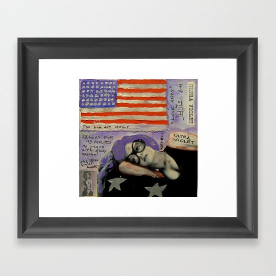LOVE ANDY Framed Art Print