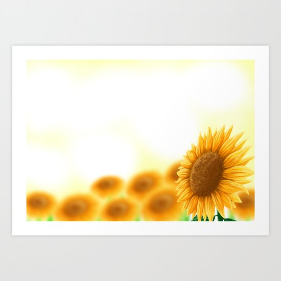 Sunflower Art Print