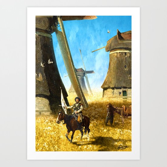 Giants on the Plains Art Print