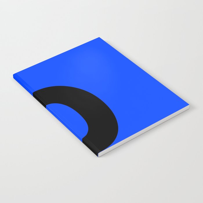 letter B (Black & Blue) Notebook