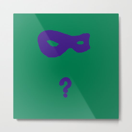 Riddler Icon Metal Print