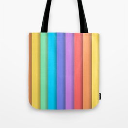 Rainbow stripes Tote Bag