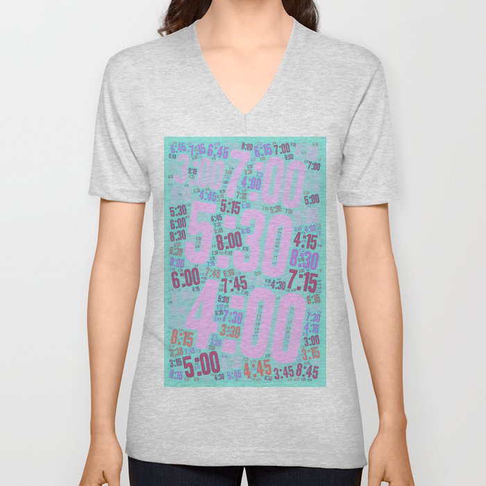 Pace run , number 025 V Neck T Shirt