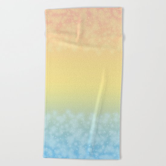 Tropical heat . Beach Towel