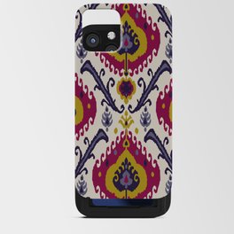 Ikat seamless pattern background Traditional pattern. iPhone Card Case