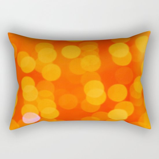 Orange Disco Fever Rectangular Pillow