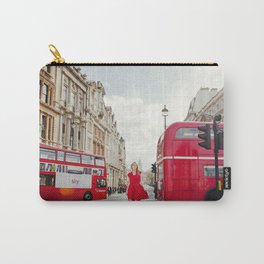 Girl in Red in London Carry-All Pouch