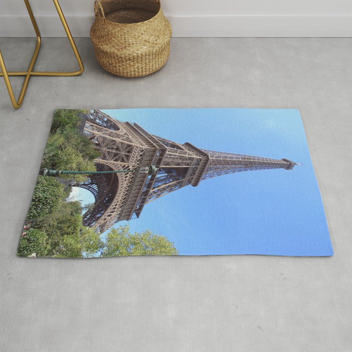 Eiffel tower in Paris Rug