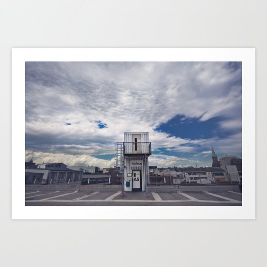 TOP DOWN Art Print