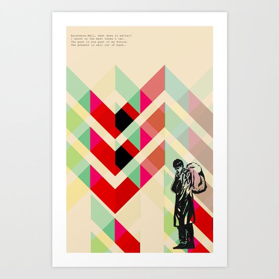 Ian Curtis from Joy division Art Print