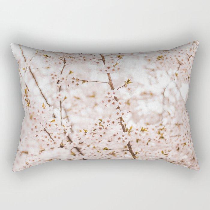 Honey bee blossom Rectangular Pillow