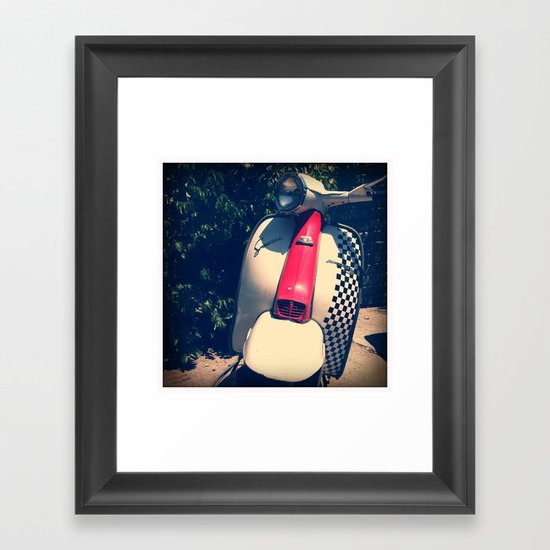 Lambretta Scooter Framed Art Print