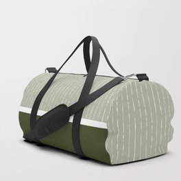 Linen Sage & Olive Duffle Bag