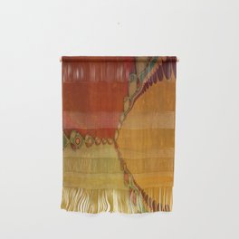 Southwestern Sunset 2 -copper ochre sienna olive gold Wall Hanging