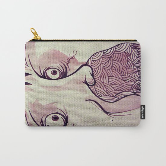 In Your Face Mr. Moustache Carry-All Pouch