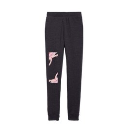 Sparkling Pink Agate Texture 01 Kids Joggers
