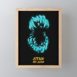 Attack the Block Framed Mini Art Print