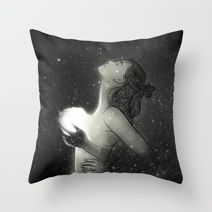 You bring the light to my darkness. Throw Pillow