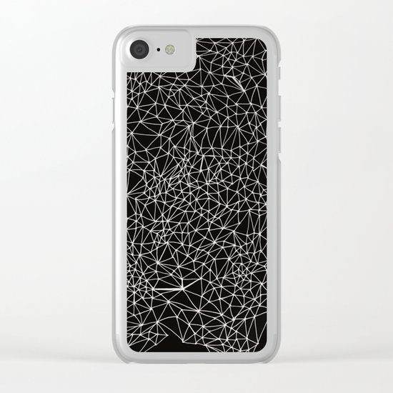 Geo Webbed Clear iPhone Case
