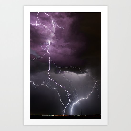 thunderlight Art Print