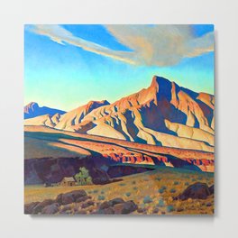 Maynard Dixon Home of the Desert Rat Metal Print | Maynarddixon, Desert, Landscapes, Painting, Mountains, Americanwest 