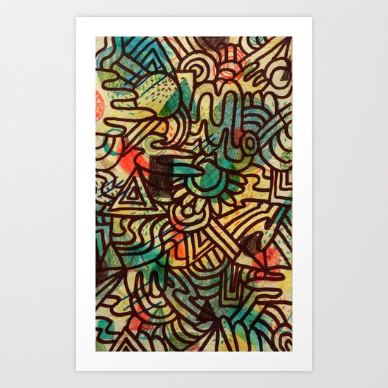 Random Memories Art Print