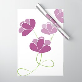 Flowers drawing Wrapping Paper