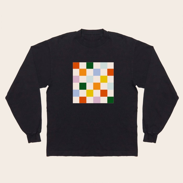 Rainbow checkerboard shirt store