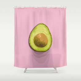 Avocado Paint by Numbers Shower Curtain