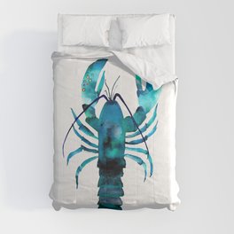Blue Lobster Comforter
