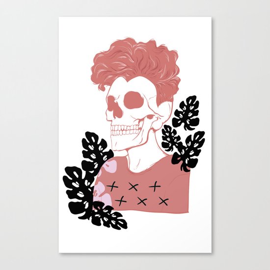 SKULL SHIT Canvas Print