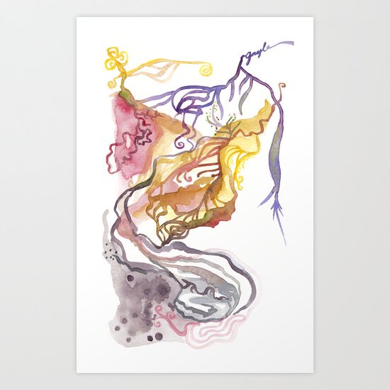 Iceland Abstracted: Krafla Art Print