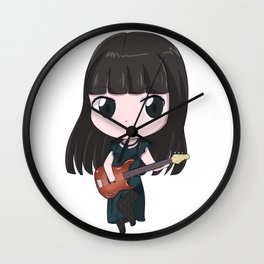 Band-maid Misa Wall Clock | Bandmaid, Anime, Chibi, Jrock, Bassist, Cute, Drawing, Kawaii, Digital 