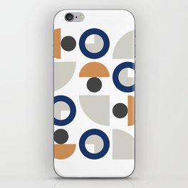 Classic geometric arch circle composition 2 iPhone Skin