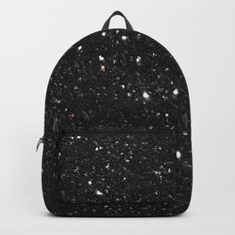 Black Glitter Backpack