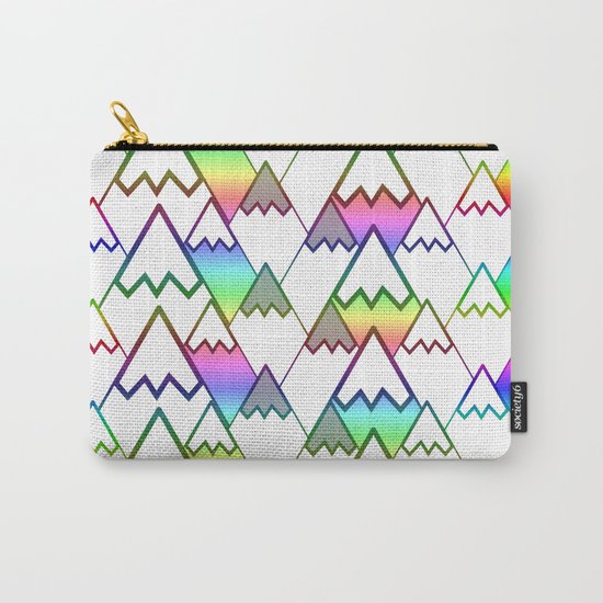 Colorful mountain tops Carry-All Pouch
