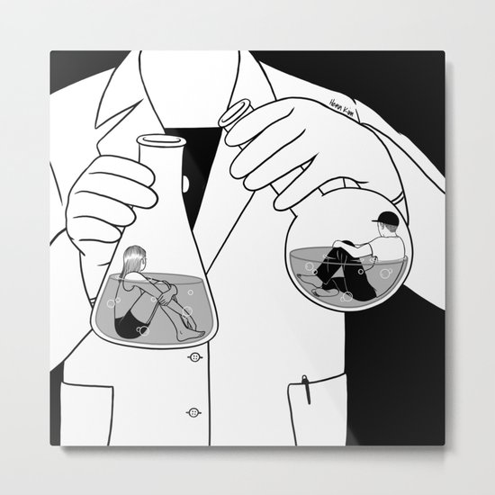 The Chemistry Between Us Metal Print