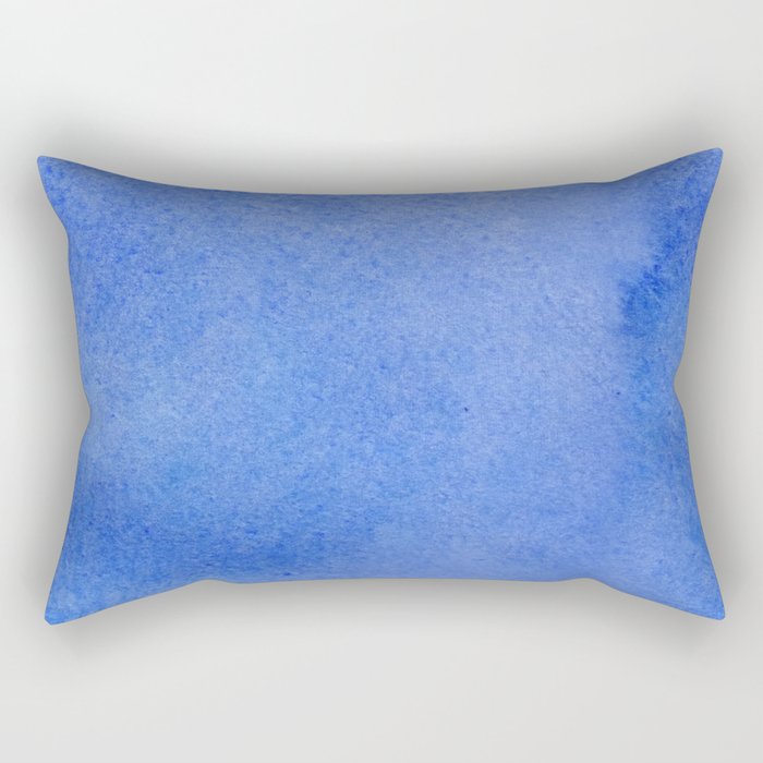 Azure watercolor Rectangular Pillow