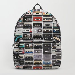 Blank Cassette Collection Backpack | Sony, Vintage, Blankvhs, Albums, 80S, Vinyl, Vhs, Cassette, Maxell, Basf 
