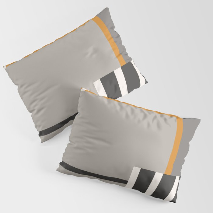 PLUGGED INTO LIFE (abstract geometric) Pillow Sham