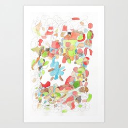 Life and Meaning 12 / Life Is A Constant Process of Unfolding and Will Remain Unfinished  | Abstract Art Print