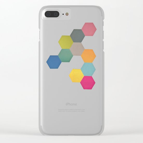 Honeycomb I Clear iPhone Case