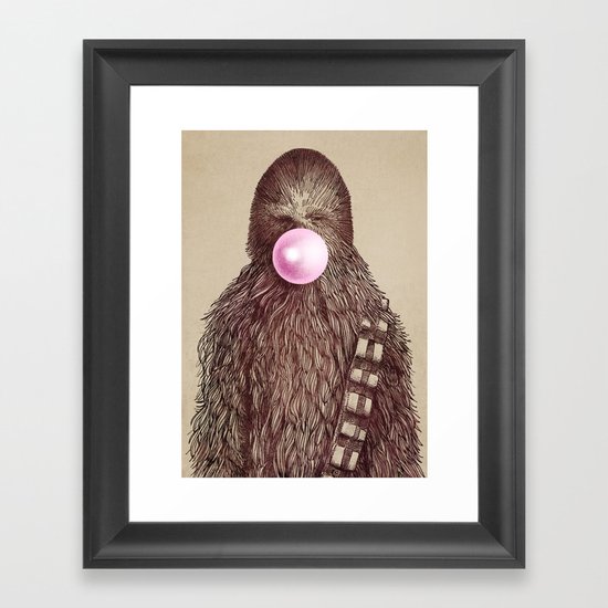 Big Chew Framed Art Print